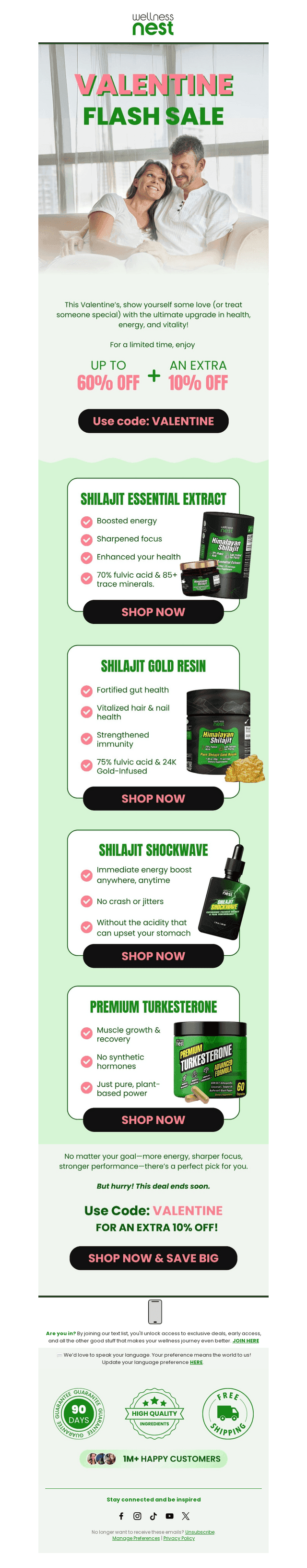 Wellness Nest email from Fri, Feb 14, 2025