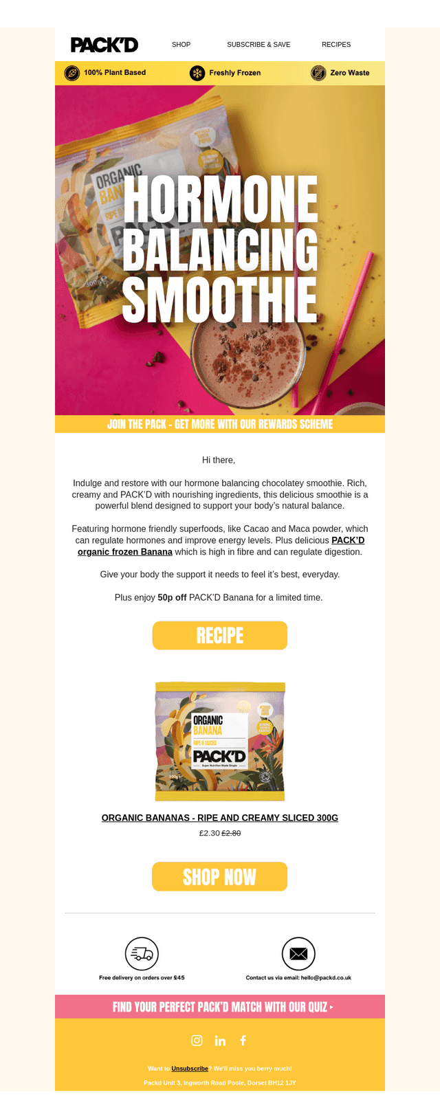 Hormone Balancing Smoothie 🍌