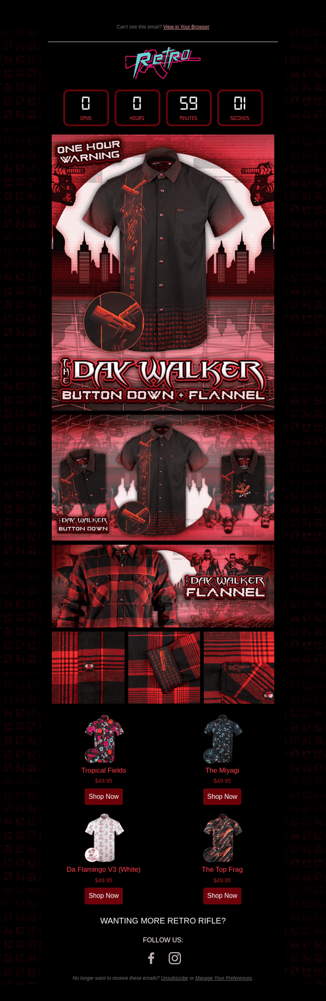 One Hour Warning: The Day Walker Button Down + Flannel
