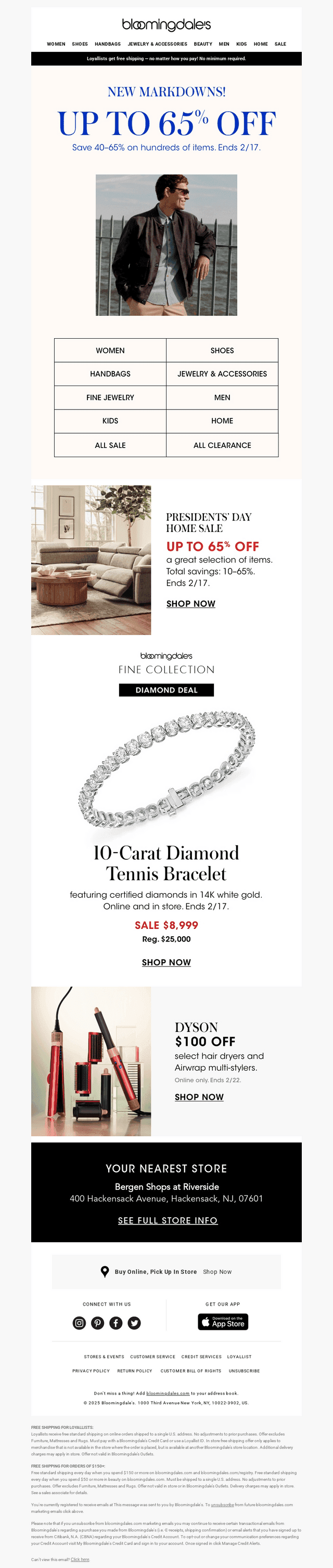Up to 65% off new markdowns!