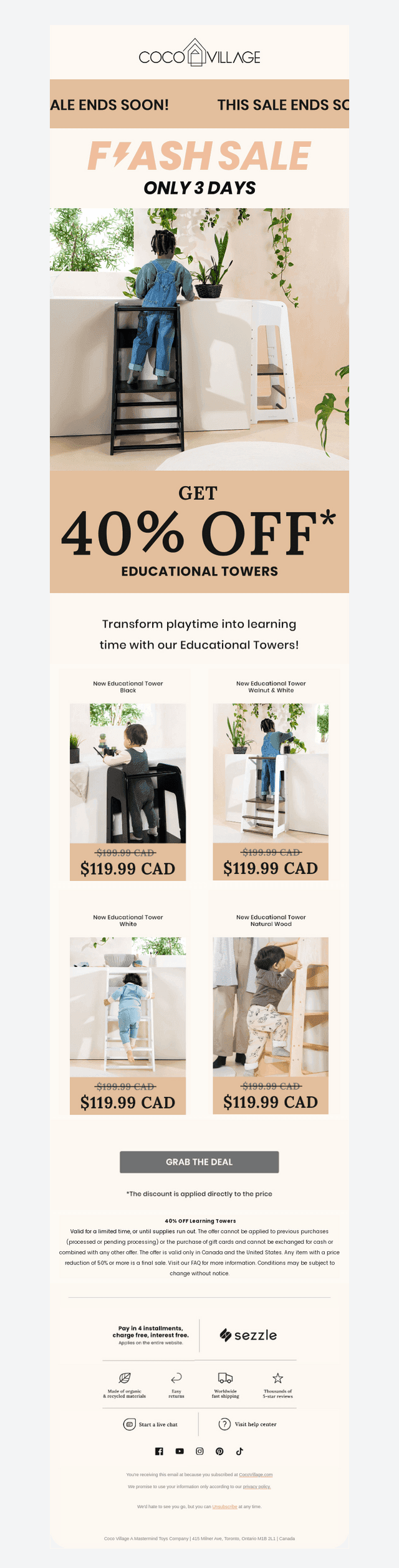 ❗2 Days Left💡40% OFF Learning Towers!