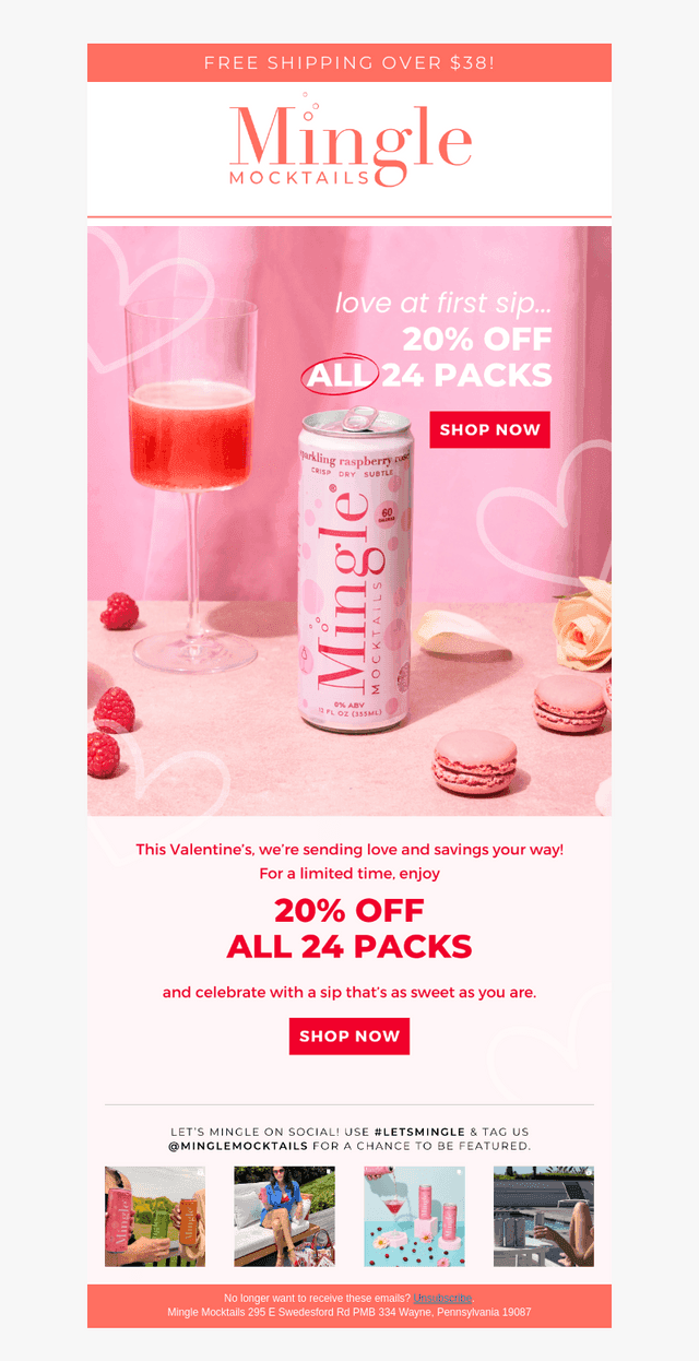 ⏳ Last call! 20% off ends tonight! 💘