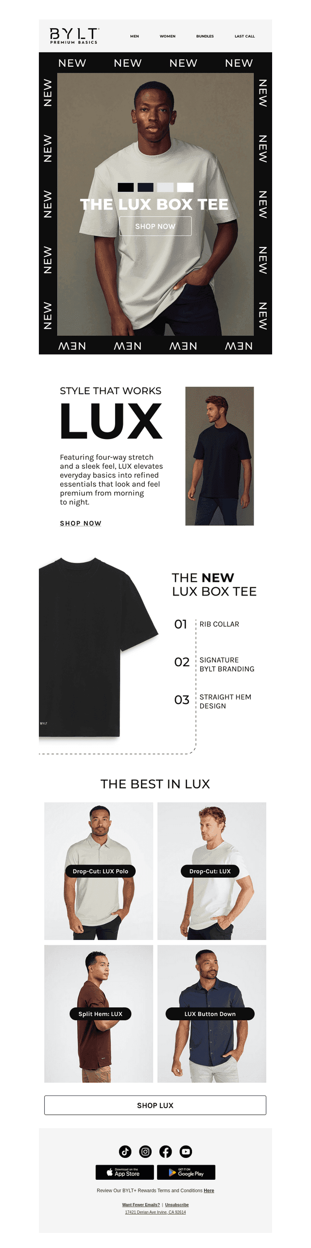NEW: LUX Box Tee