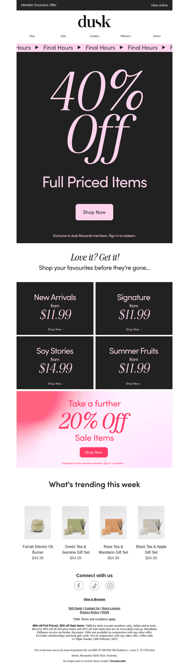 📣 Hurry, HOURS LEFT! 40% Off ends midnight!