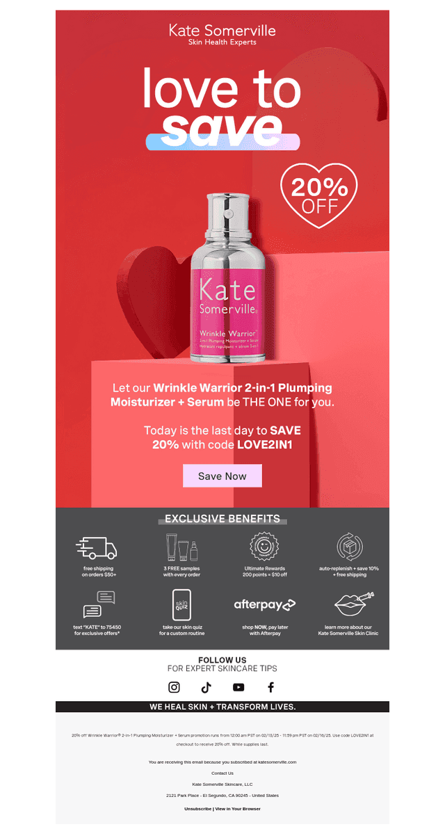 LAST CHANCE: 💓 20% Off Wrinkle Warrior