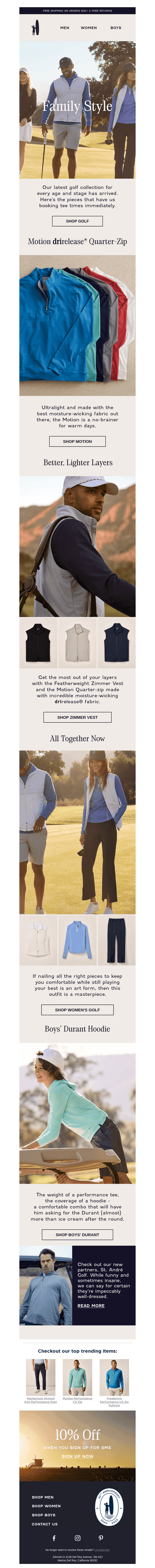 New Golf Arrivals