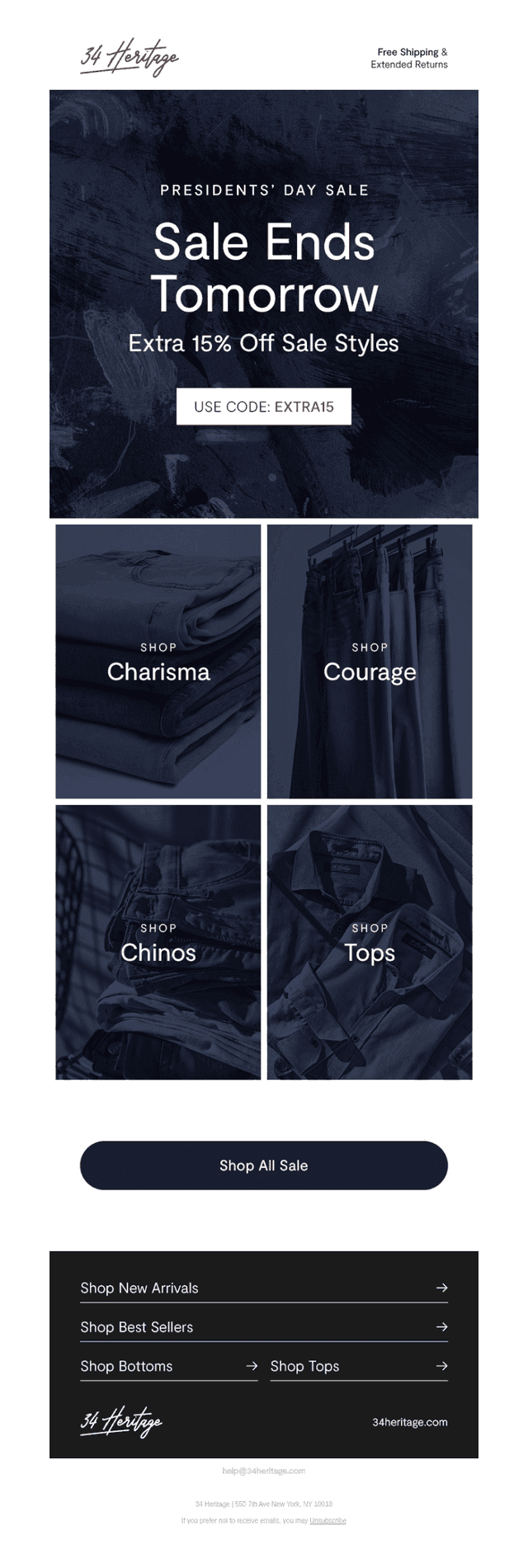 Ends Tomorrow: EXTRA 15% OFF Sale
