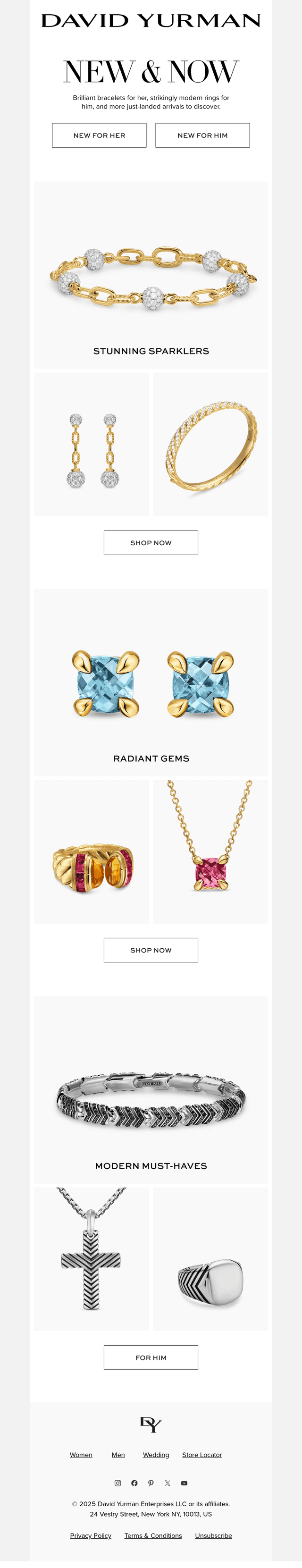 Just In: New Arrivals