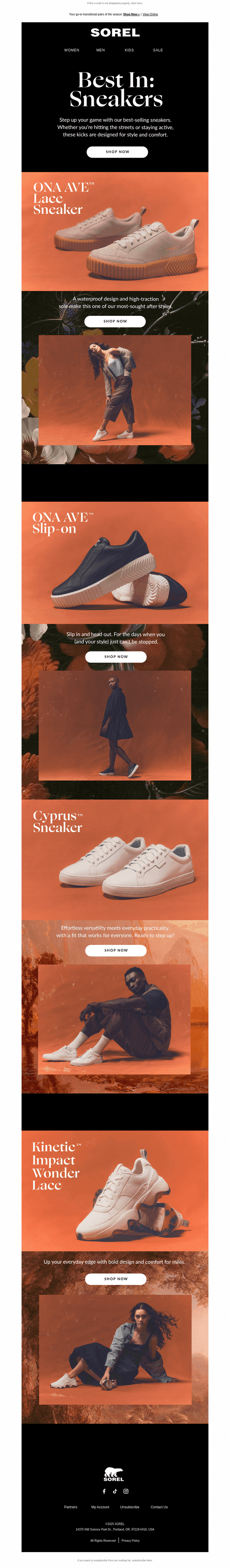 Best-selling sneakers