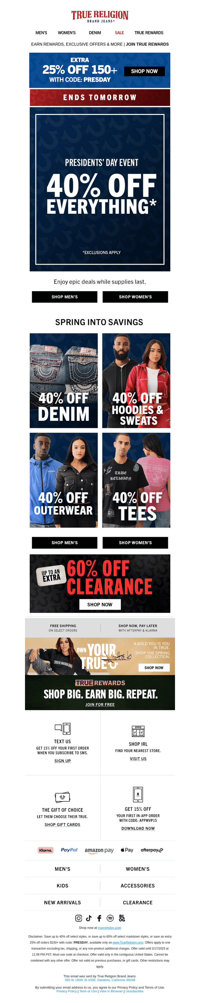 1 DAY LEFT 🚨 40% OFF EVERYTHING