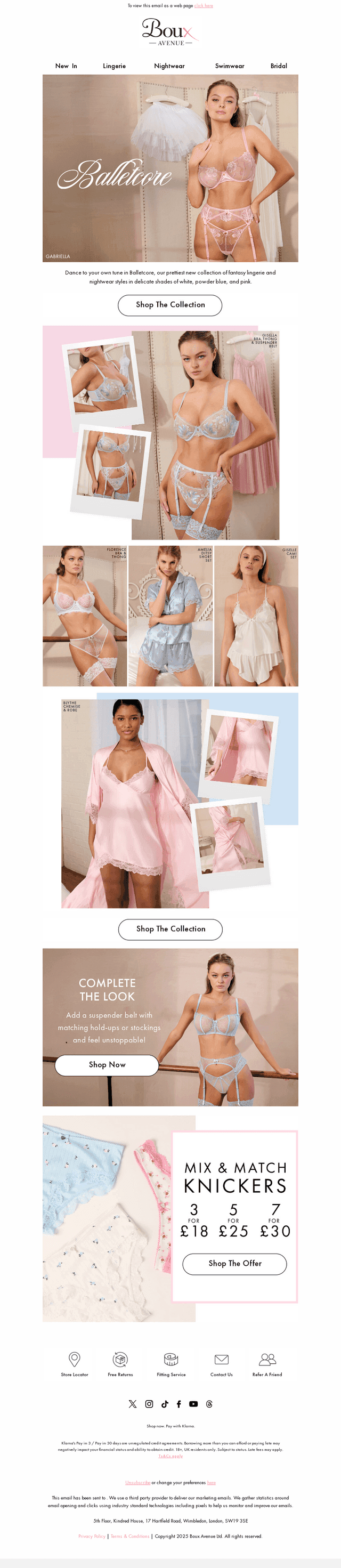 Trend alert: introducing the Balletcore Collection 🩰