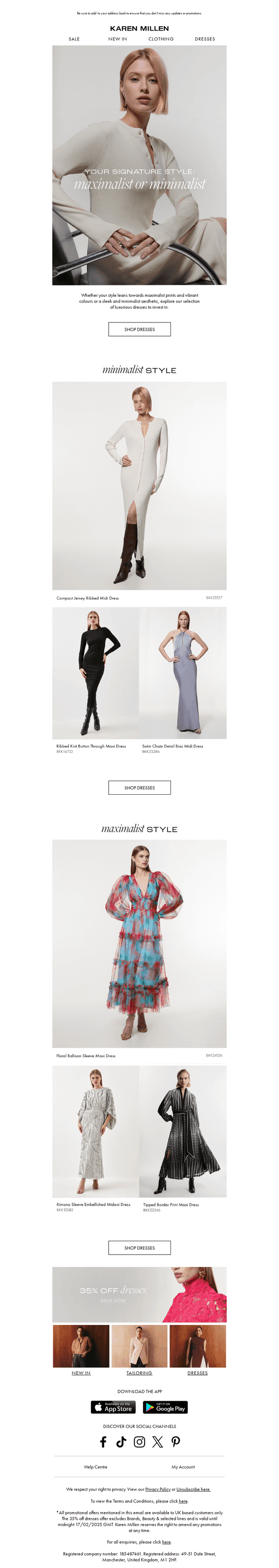 Maximalist & Minimalist Styles​