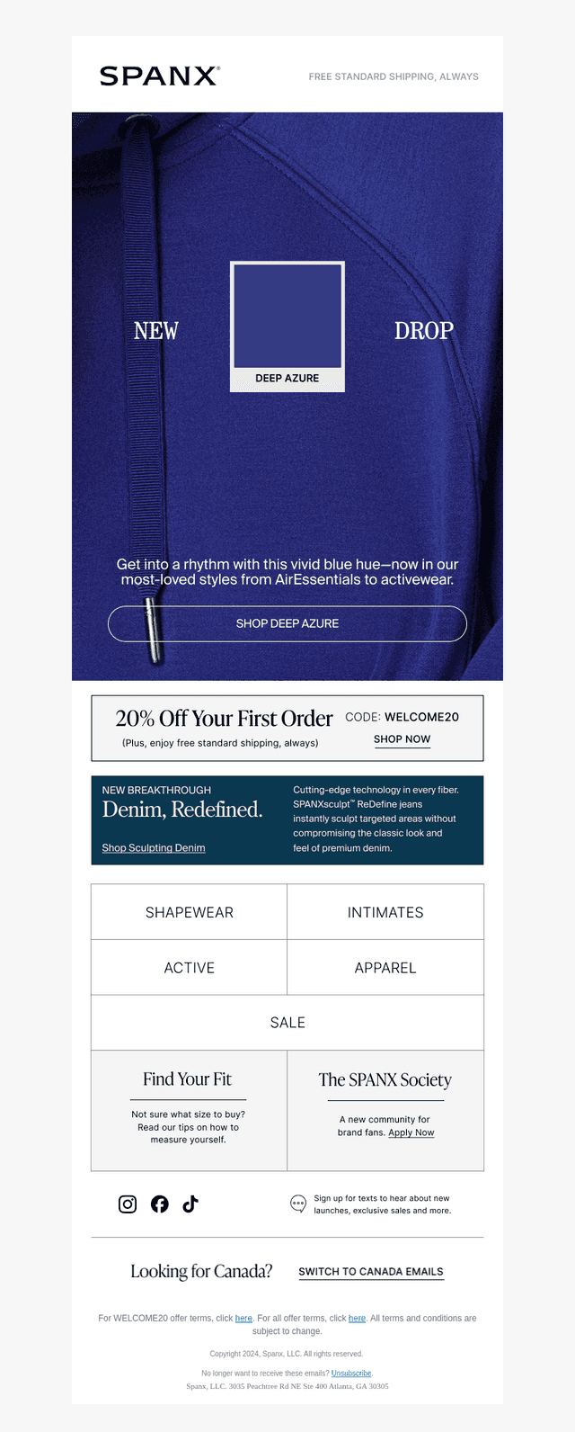 Just Dropped: A Vivid Blue Hue