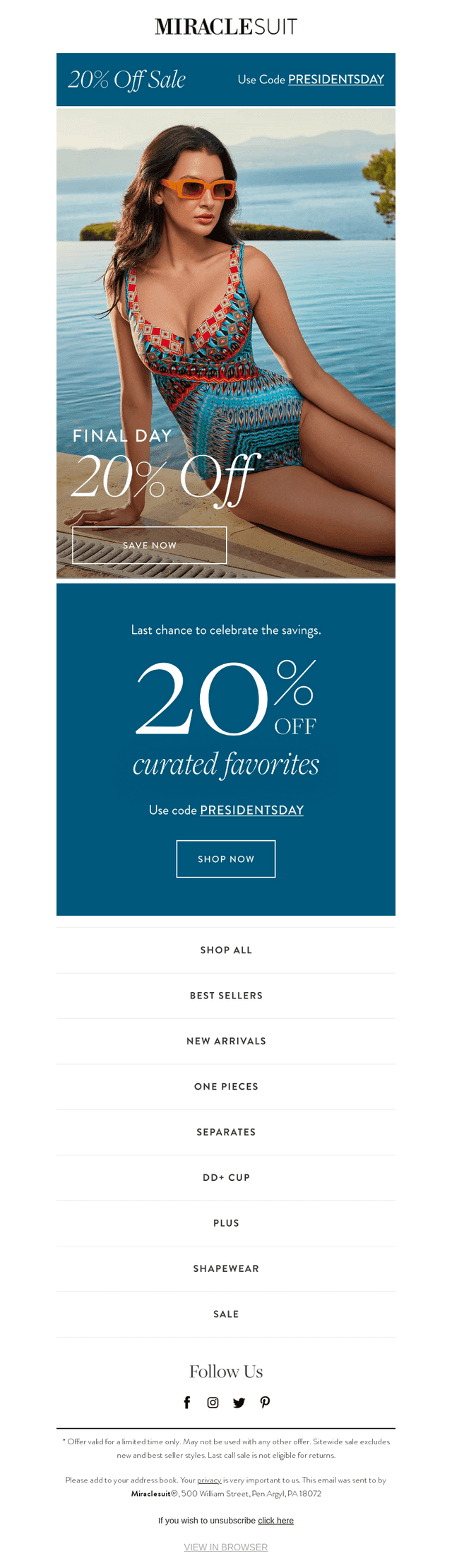 Procrastinators, rejoice. 20% off ends tonight.
