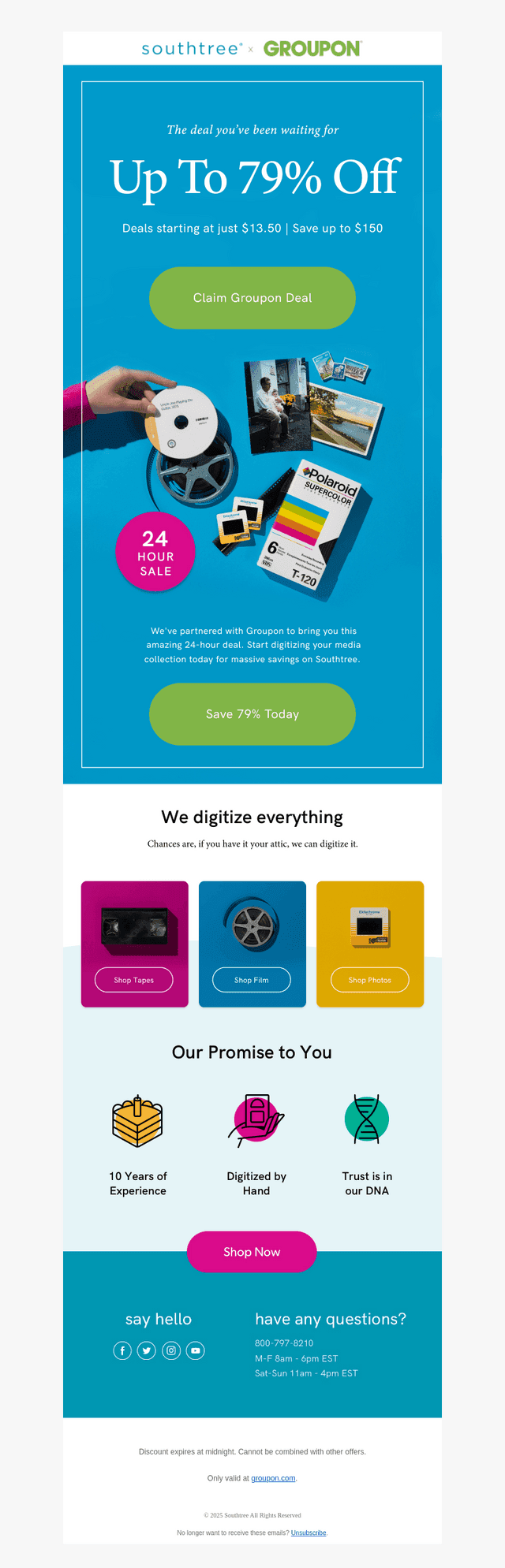 WOW! Up to 79% OFF Southtree!