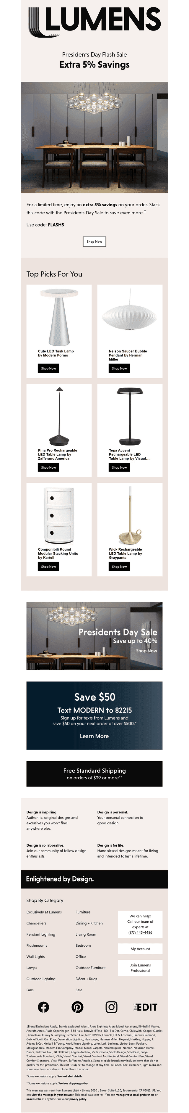 STACK THIS CODE—Presidents Day Flash Sale.