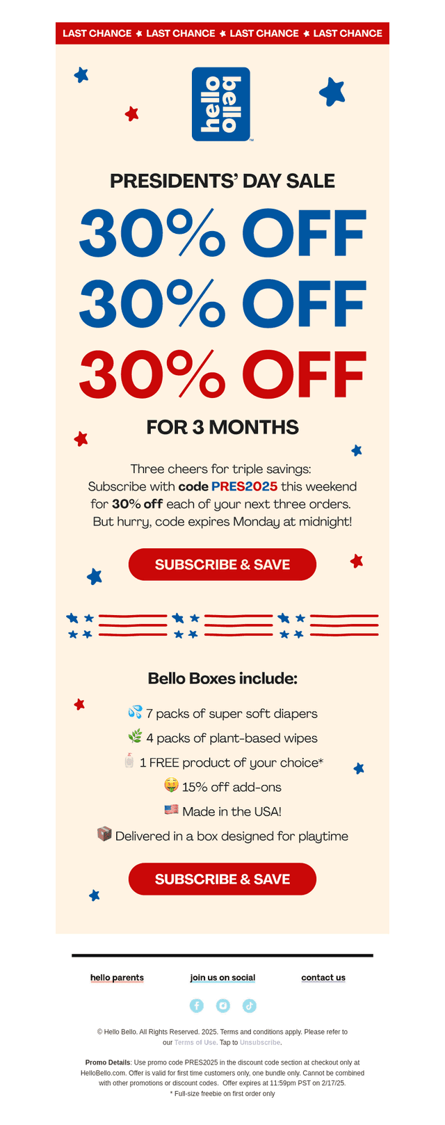 LAST CHANCE: 30% off for 3 months!
