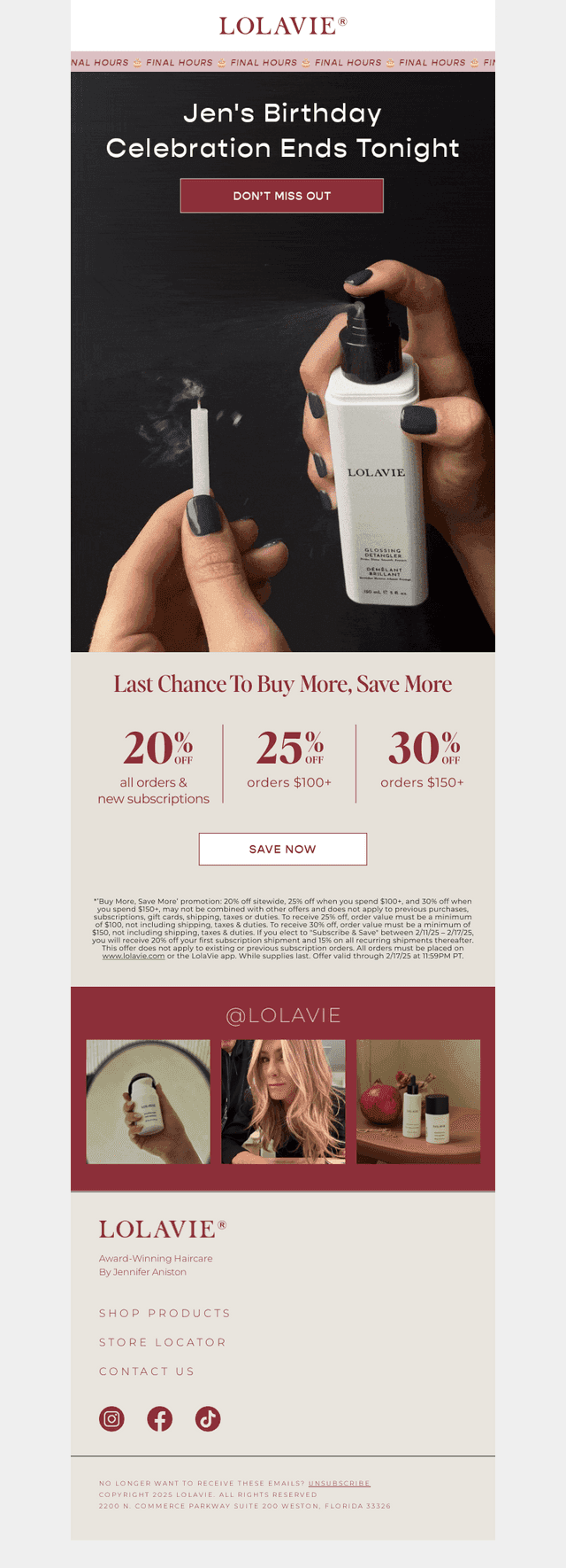 LAST CHANCE FOR 3️⃣0️⃣% OFF 📣