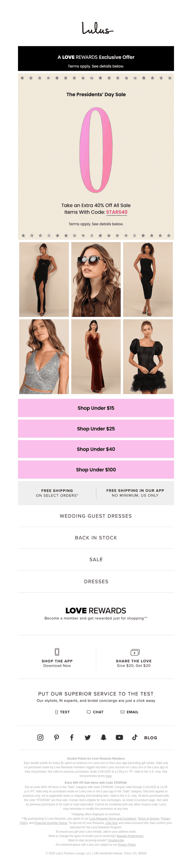 Lulus email from Tue, Feb 18, 2025