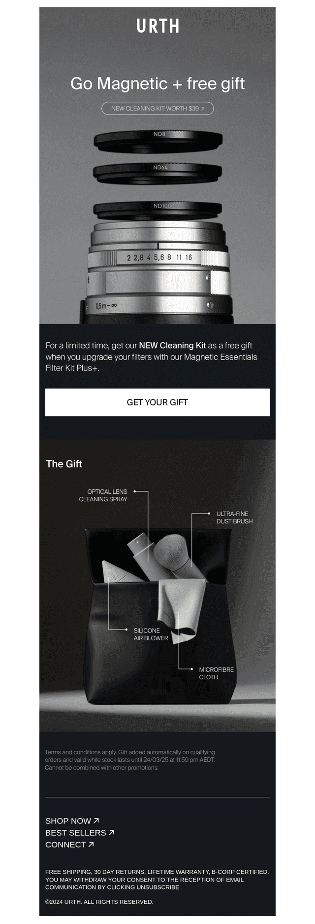Go magnetic — Get a FREE gift