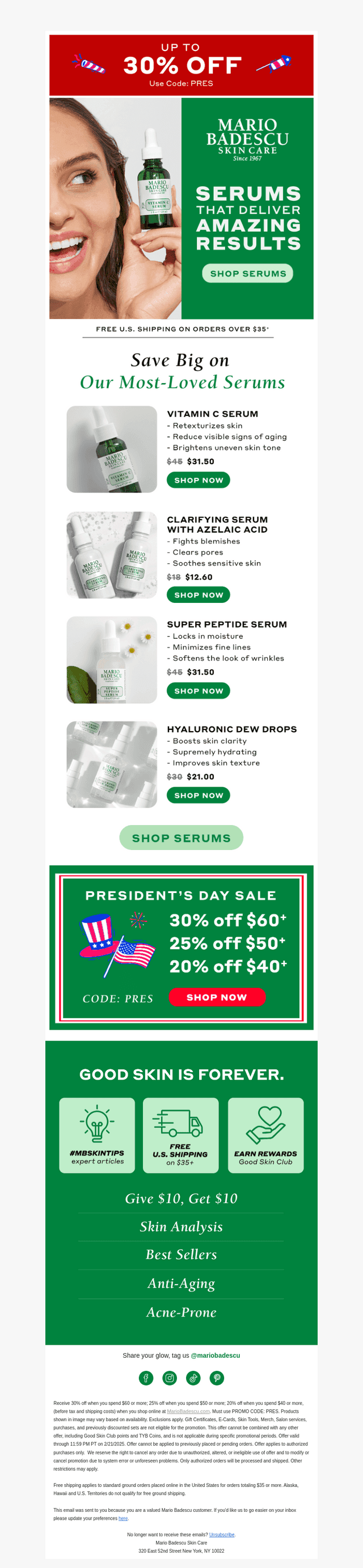 Glow-Boosting Serums & More, Now 30% Off!