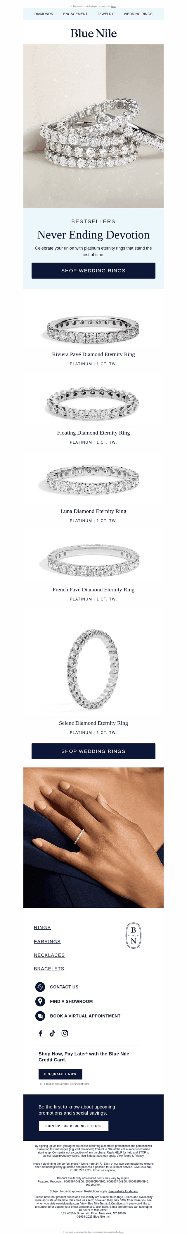 Best Selling Platinum Wedding Rings