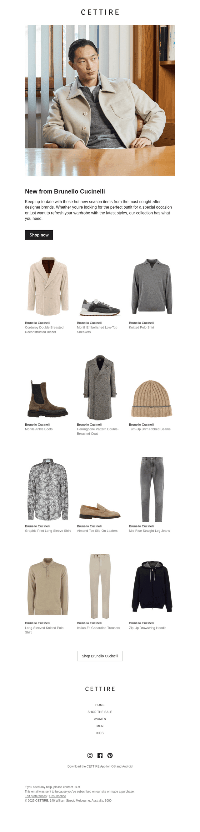 New from Brunello Cucinelli