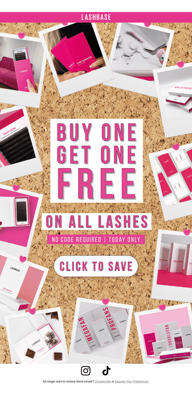 FREE LASHES INSIDE 🩷