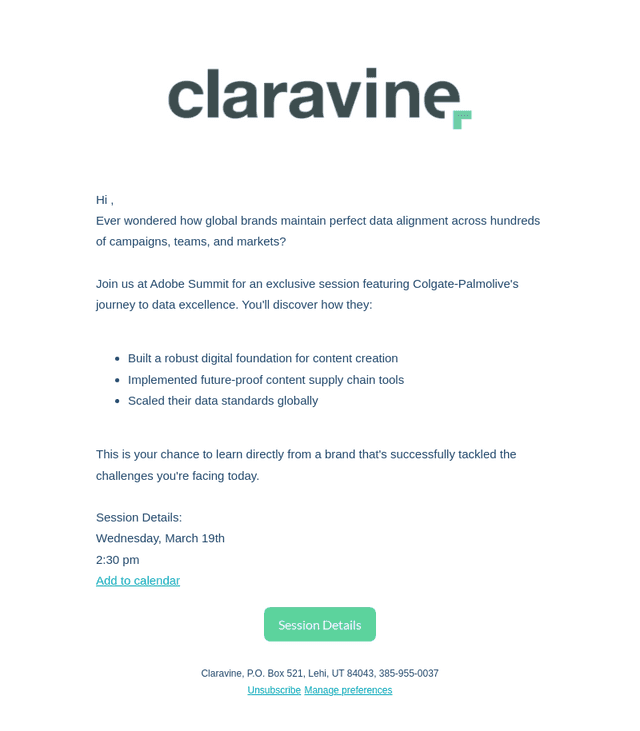 How Colgate-Palmolive Achieved Global Data Consistency (Live at Adobe Summit)