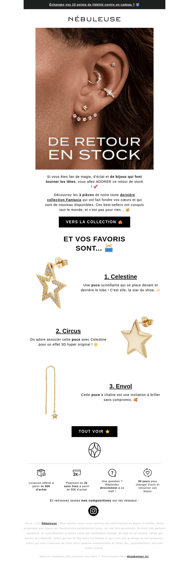 De RETOUR en stock 🌟💛✨
