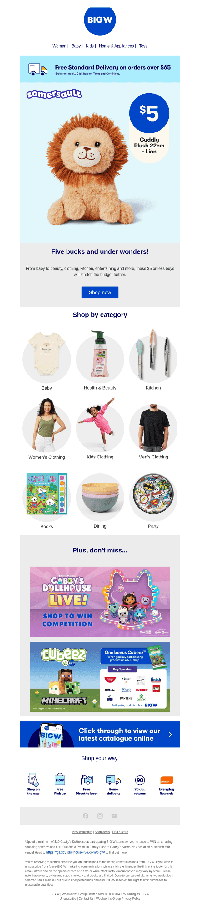 $5 and under budget-friendly finds!