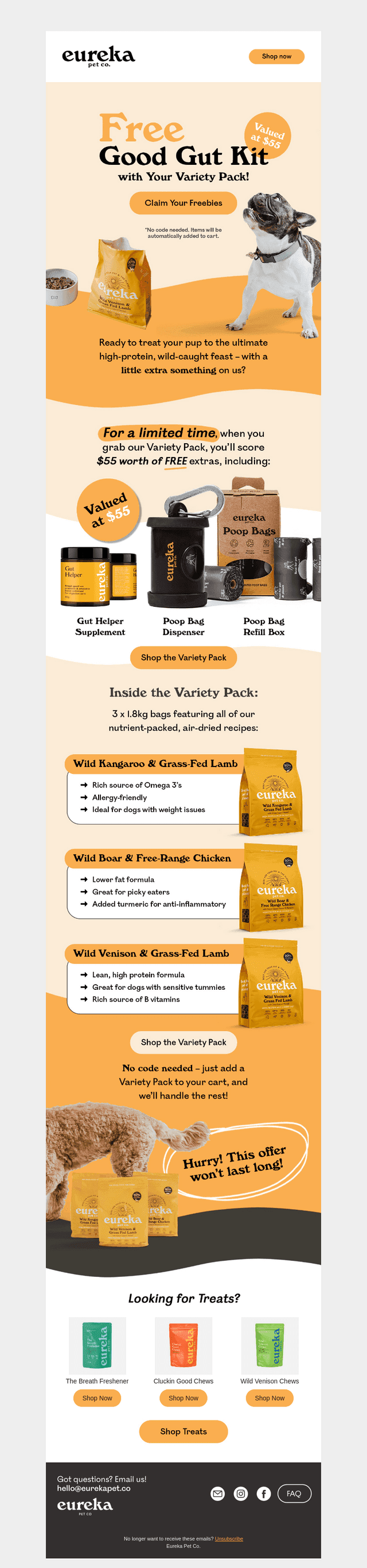 Free Goodies Inside! 🐶 Valued over $50