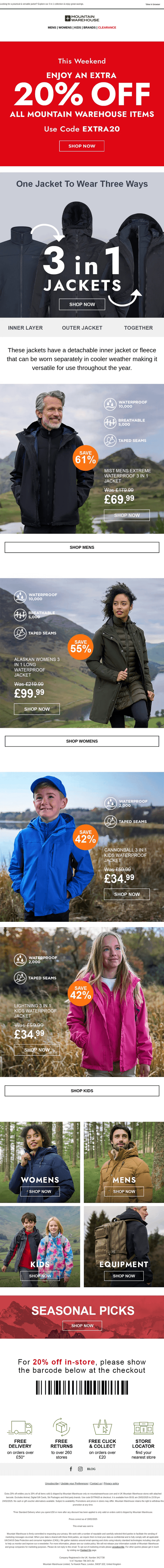Extra 20% Off - Limited Time