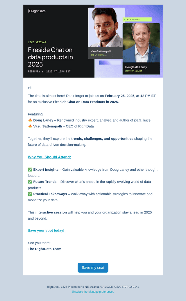 The Countdown is On! Don’t Miss Our Data Products Webinar 🚀