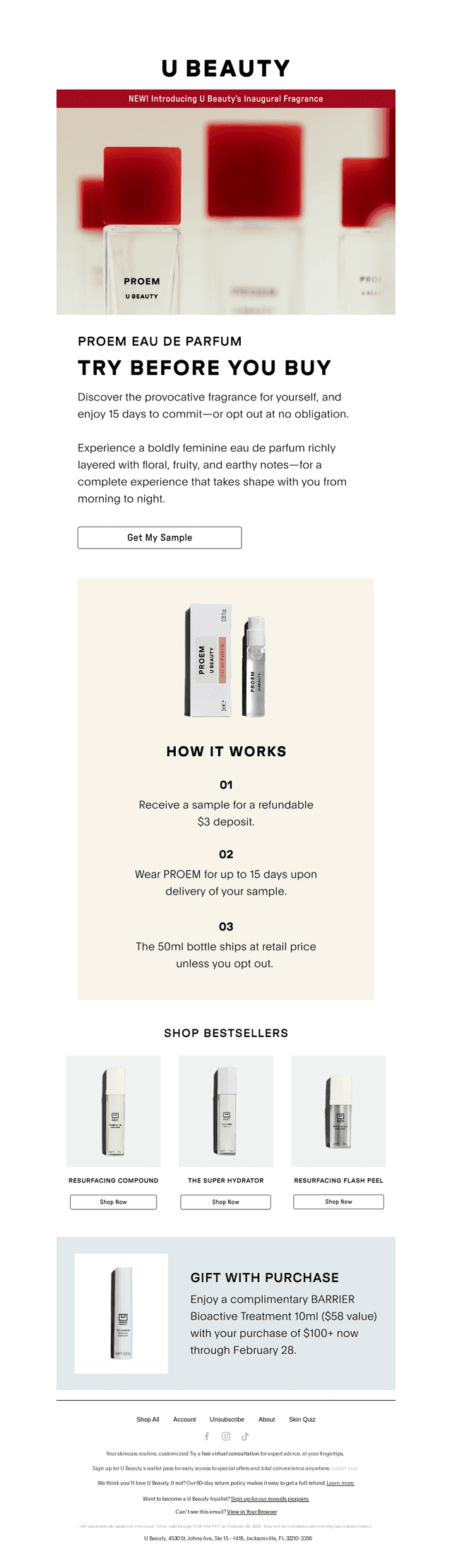 Try the New PROEM Eau de Parfum for Free