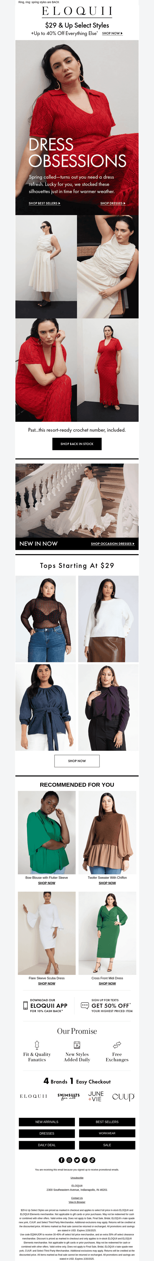 Calling the dress obsessed...