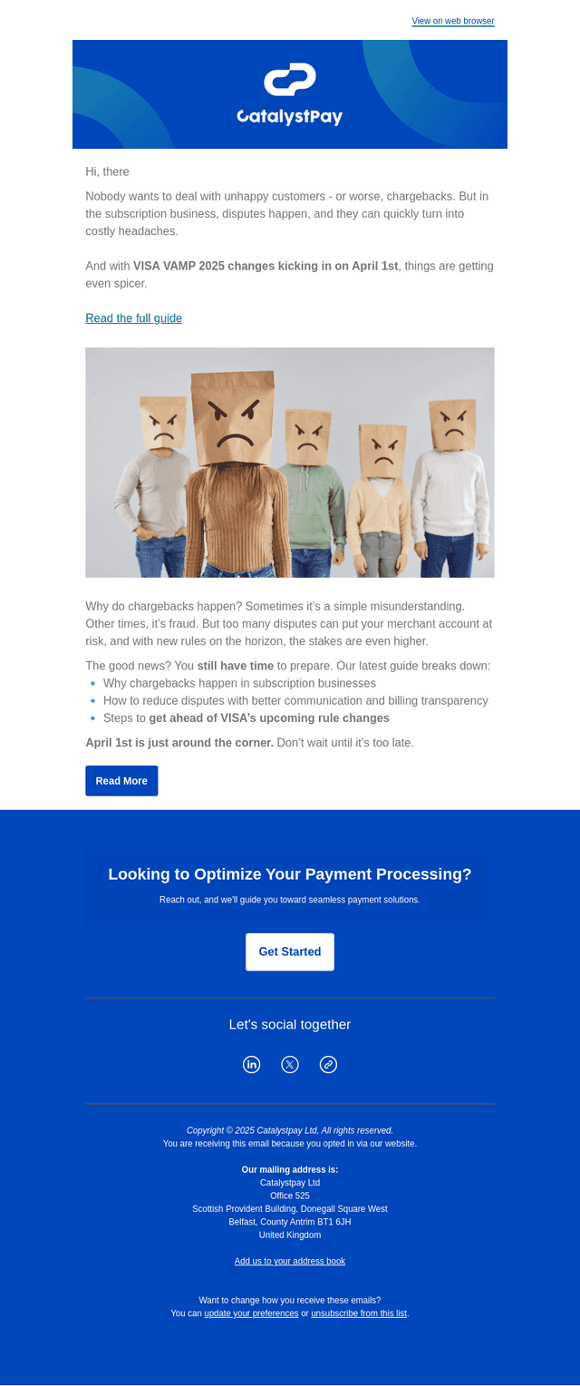 Catalyst Commerce email from Thu, Feb 20, 2025