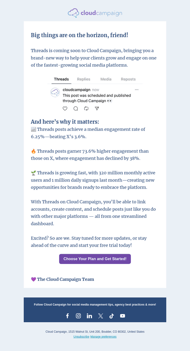 Cloud Campaign email from Thu, Feb 20, 2025