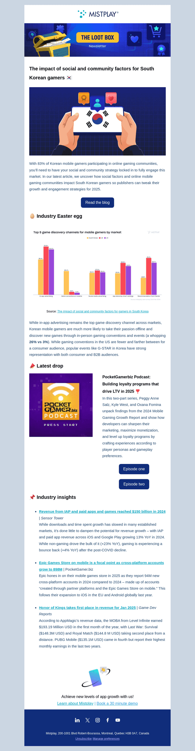 Mistplay email from Thu, Feb 20, 2025