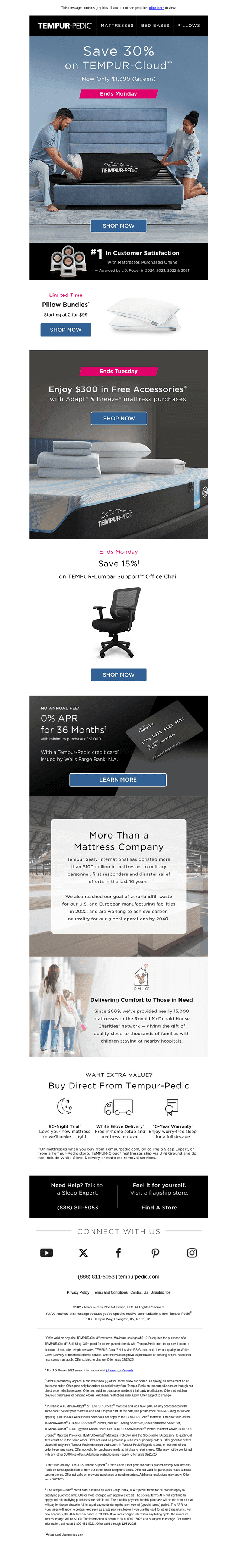 Ends Monday — Offers on cloud-like comfort