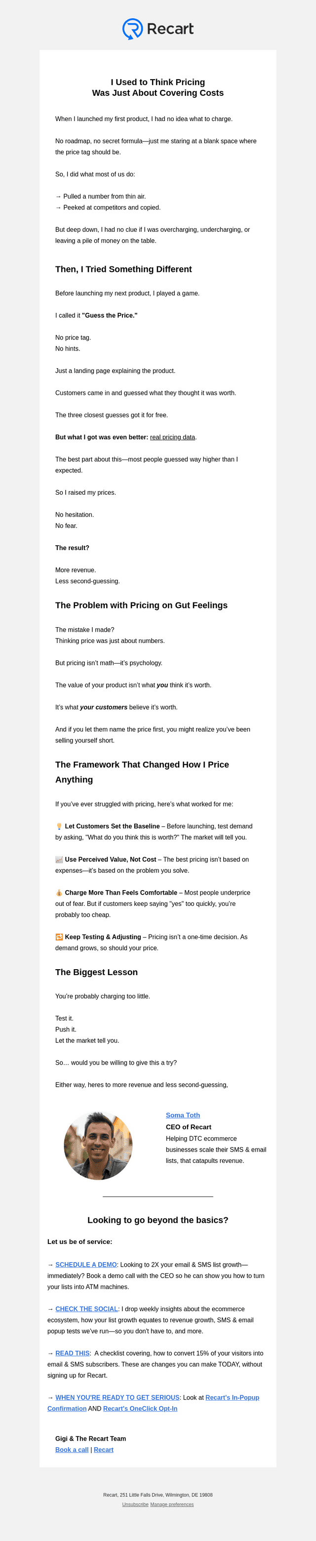 Would You Try Pricing Your Products or Services Like This?