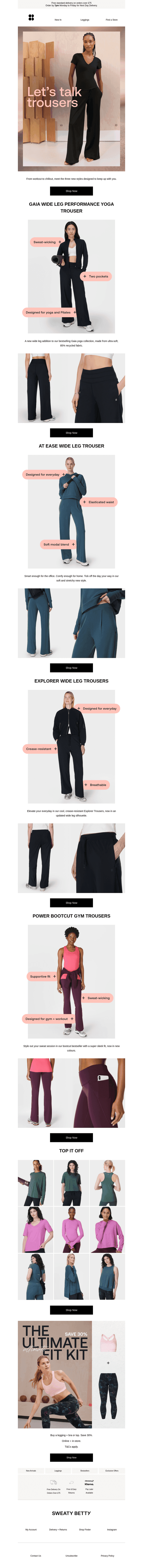 Let’s talk trousers