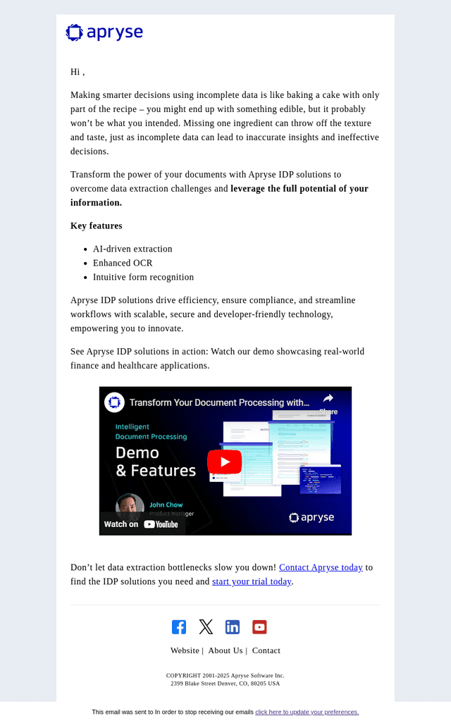 Bake Smarter Decisions with Apryse IDP