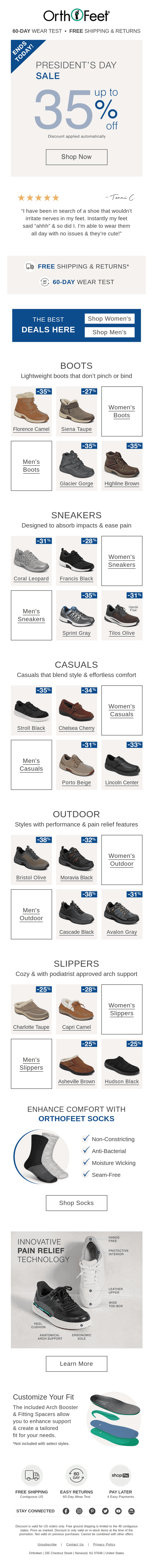 FINAL HOURS! Up to 35% off ends tonight