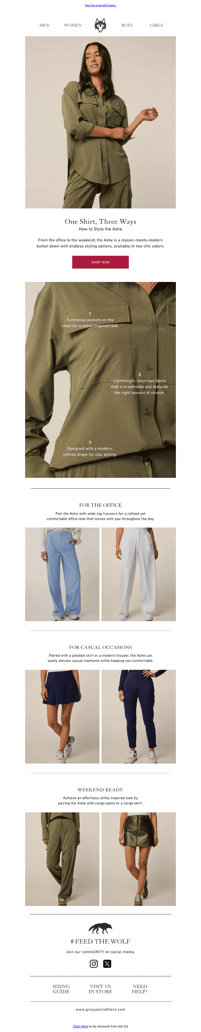 One Shirt, Three Ways
