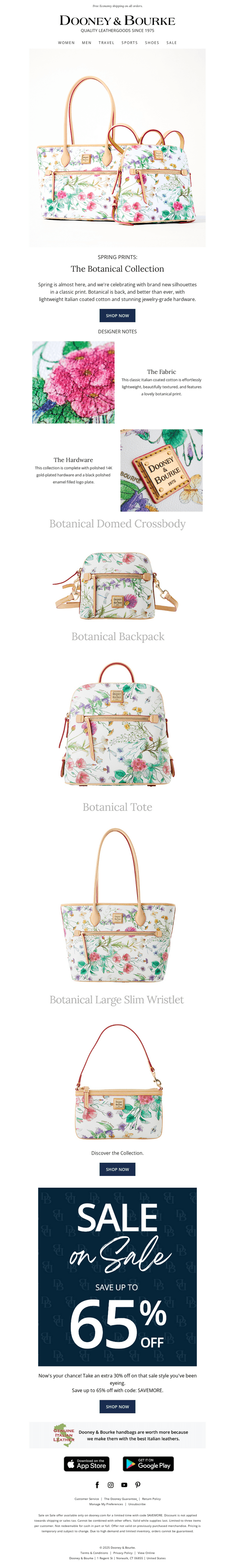 Spring in style: The Botanical Collection.