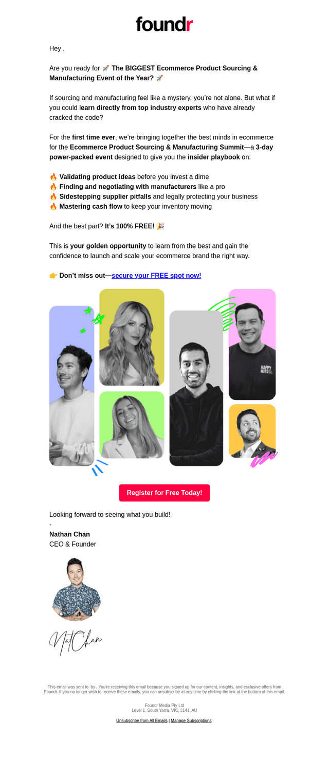 The BIGGEST Sourcing & Manufacturing Event—FREE Access!