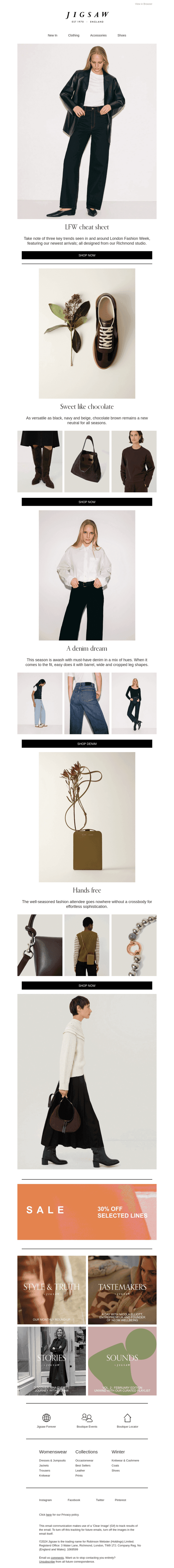 New in | LFW-inspired