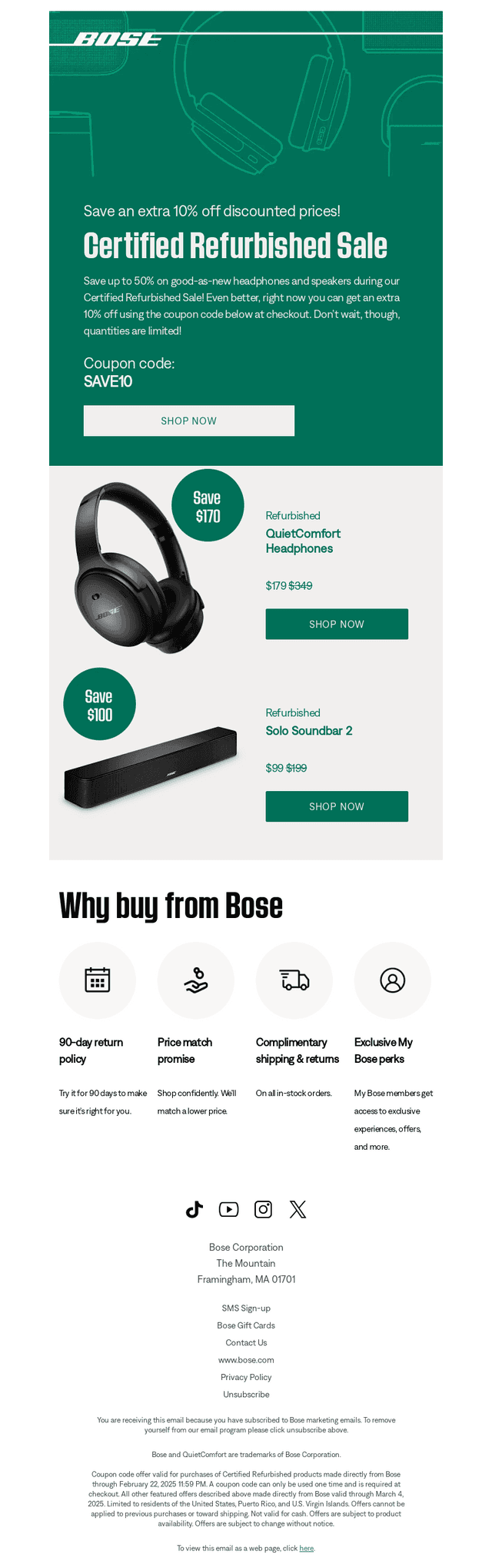 😮 Insider-only extra 10% off coupon: SAVE10