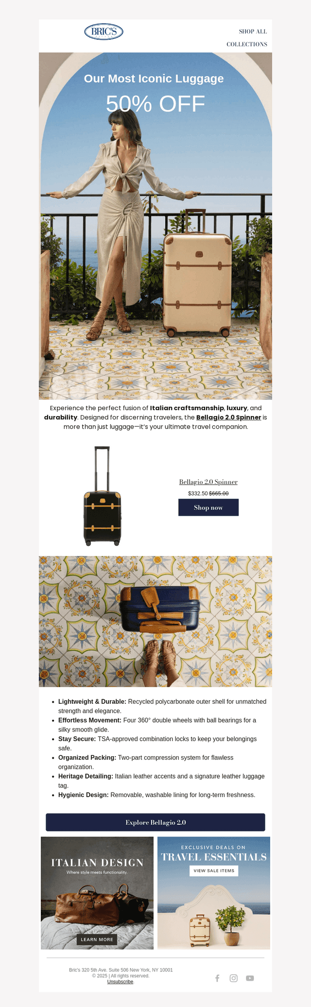 50% Off Bellagio 2.0 Spinner